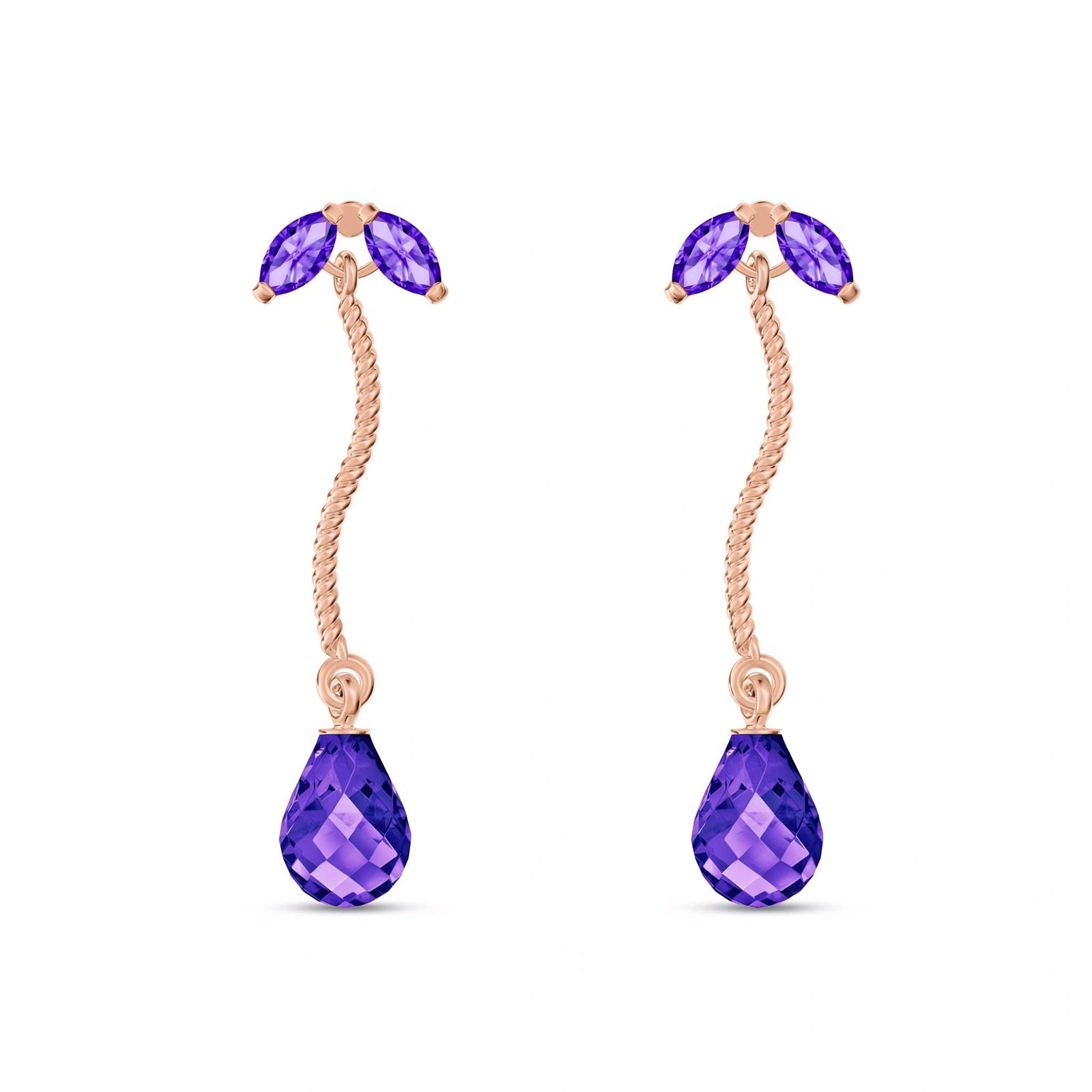 Rose Gold Amethyst — Mariagiulietta