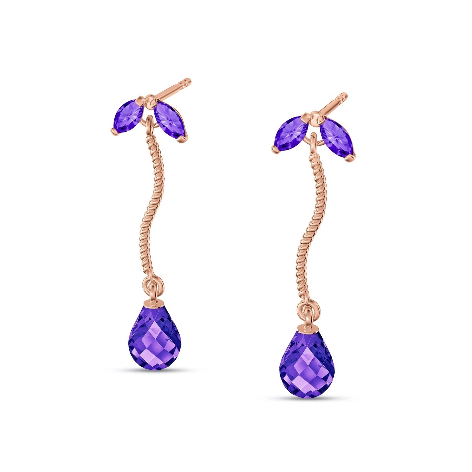 Rose Gold Amethyst — Mariagiulietta