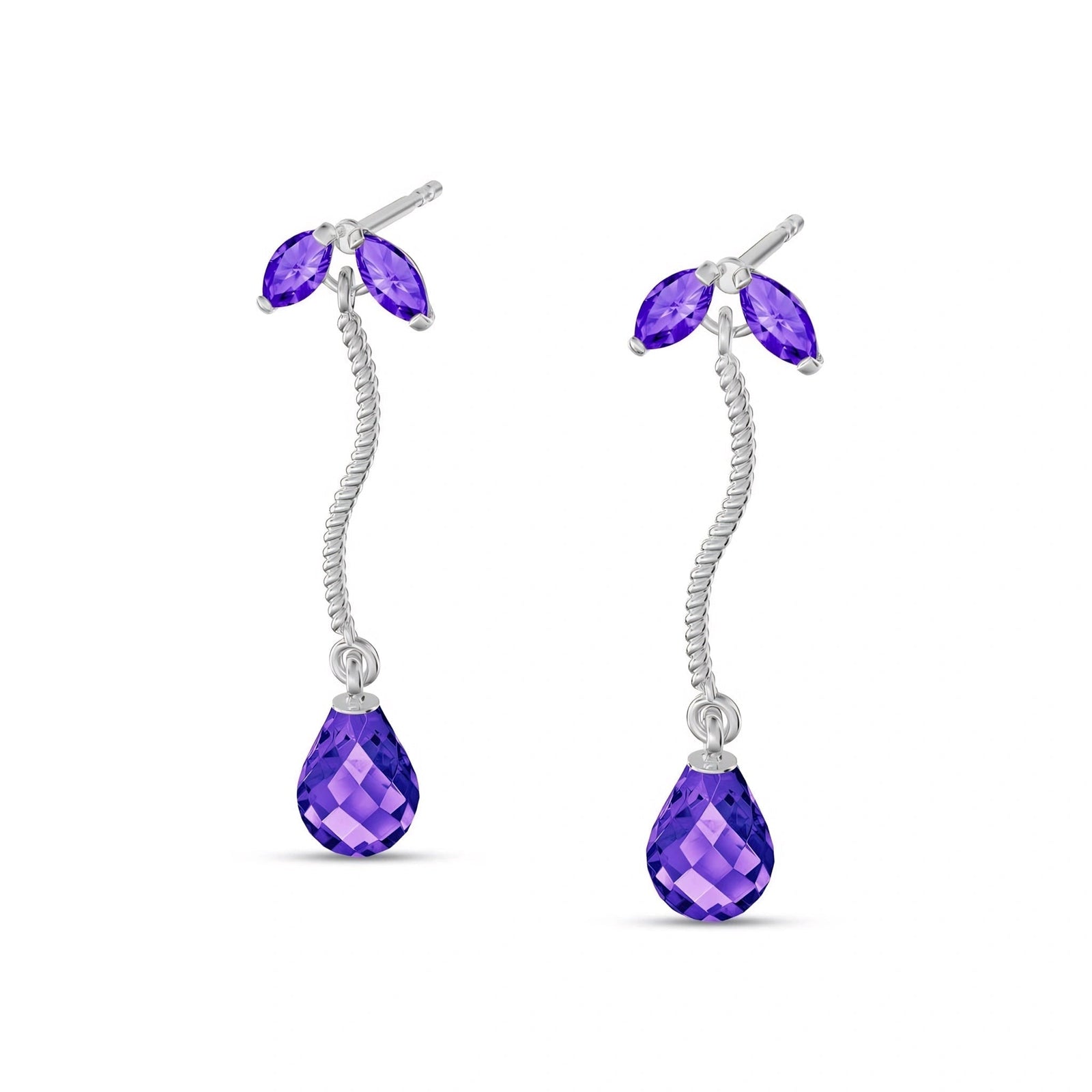 White Gold Amethyst — Mariagiulietta