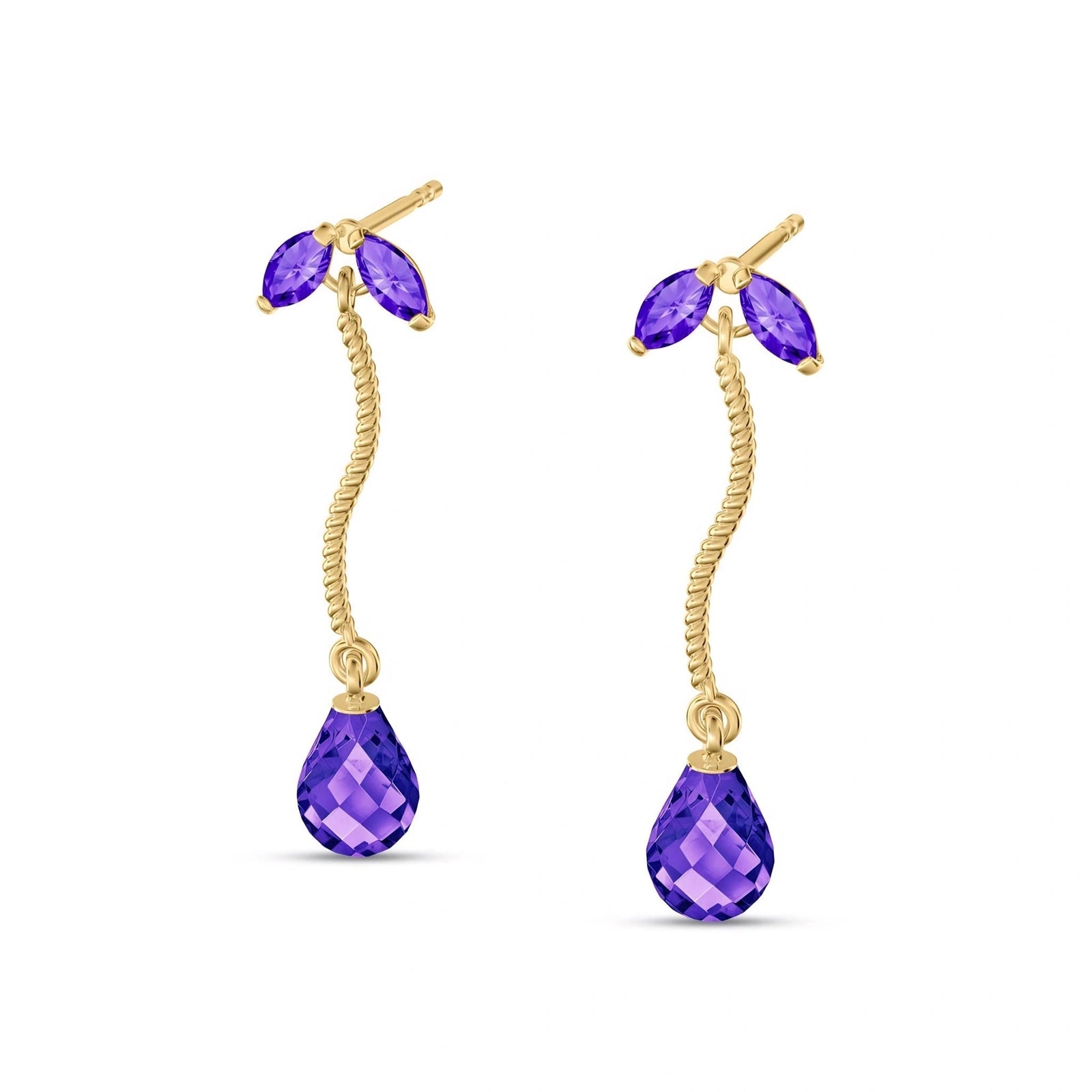 Yellow Gold Amethyst — Mariagiulietta