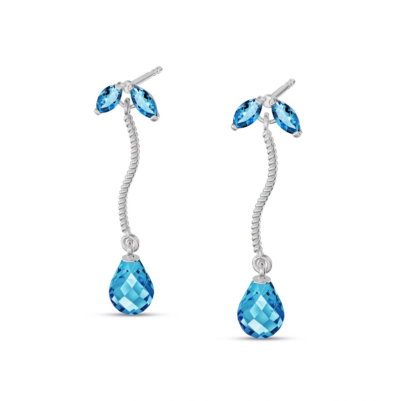 White Gold Blue Topaz — Mariagiulietta