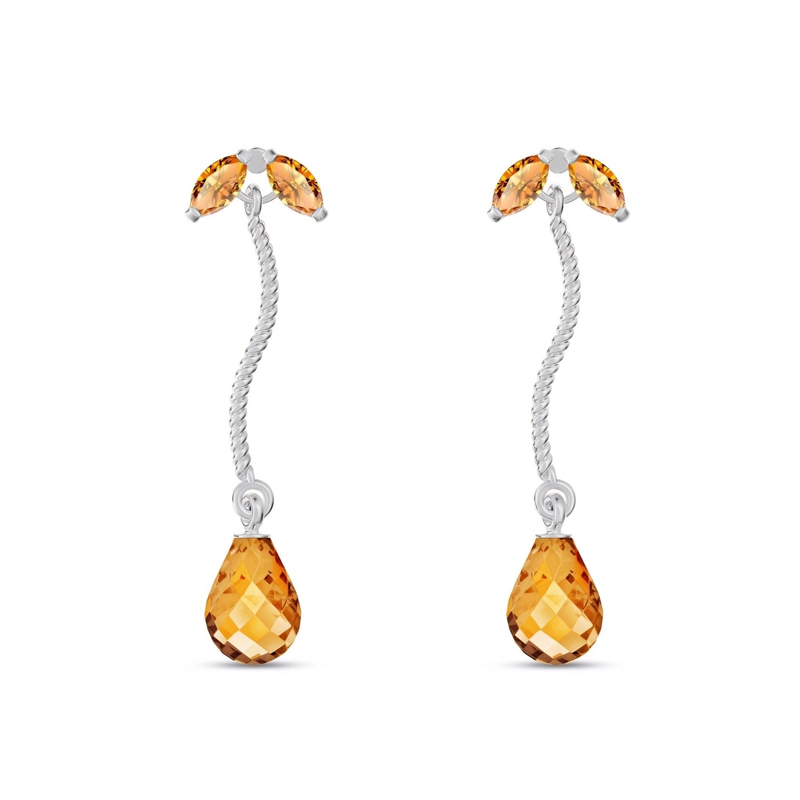 White Gold Citrine — Mariagiulietta