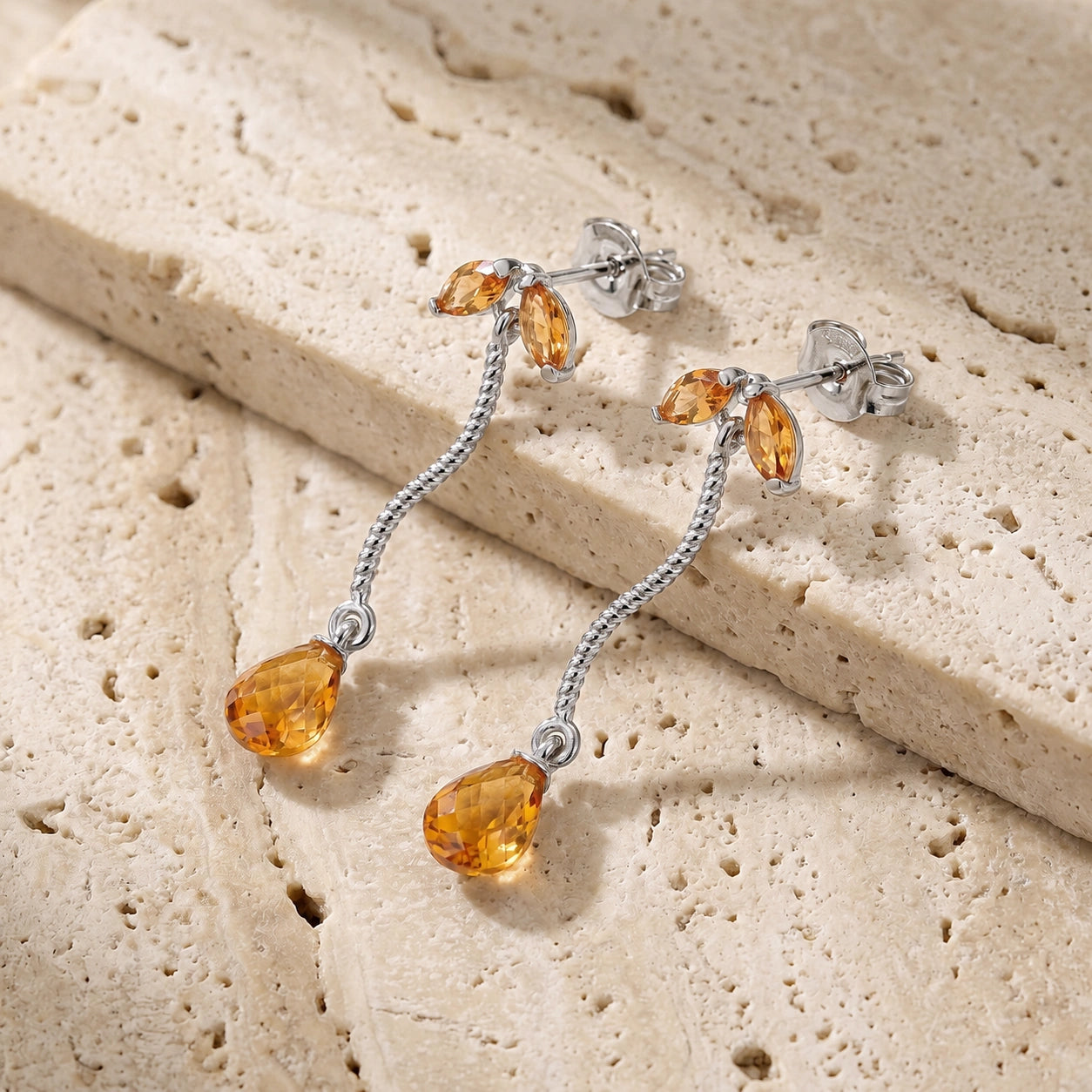 White Gold Citrine — Mariagiulietta