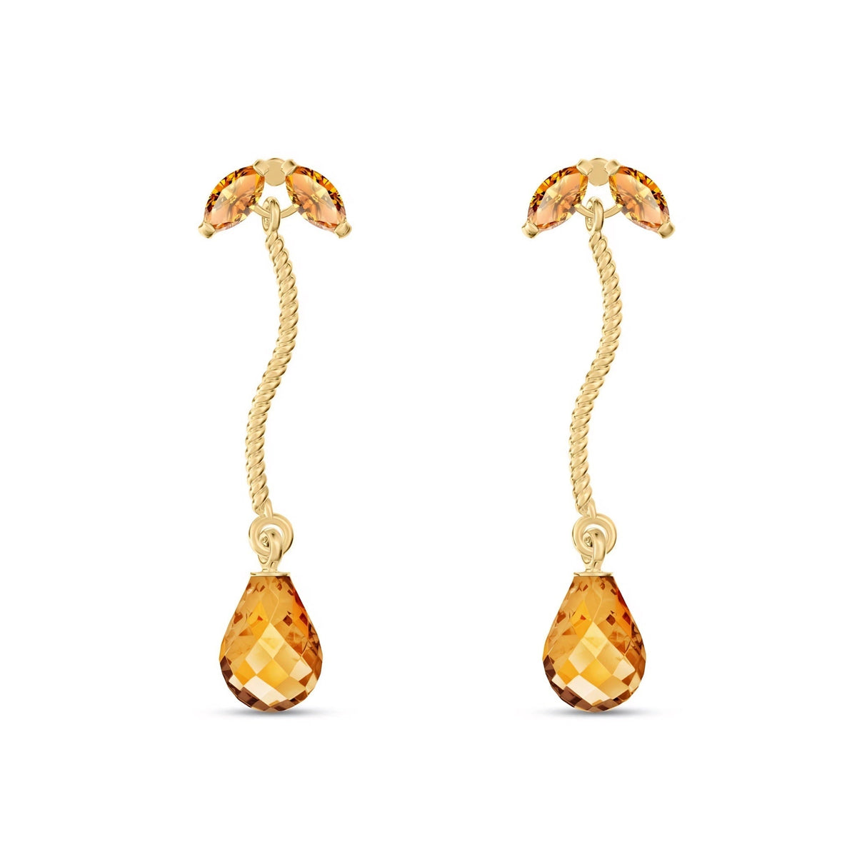 Yellow Gold Citrine — Mariagiulietta