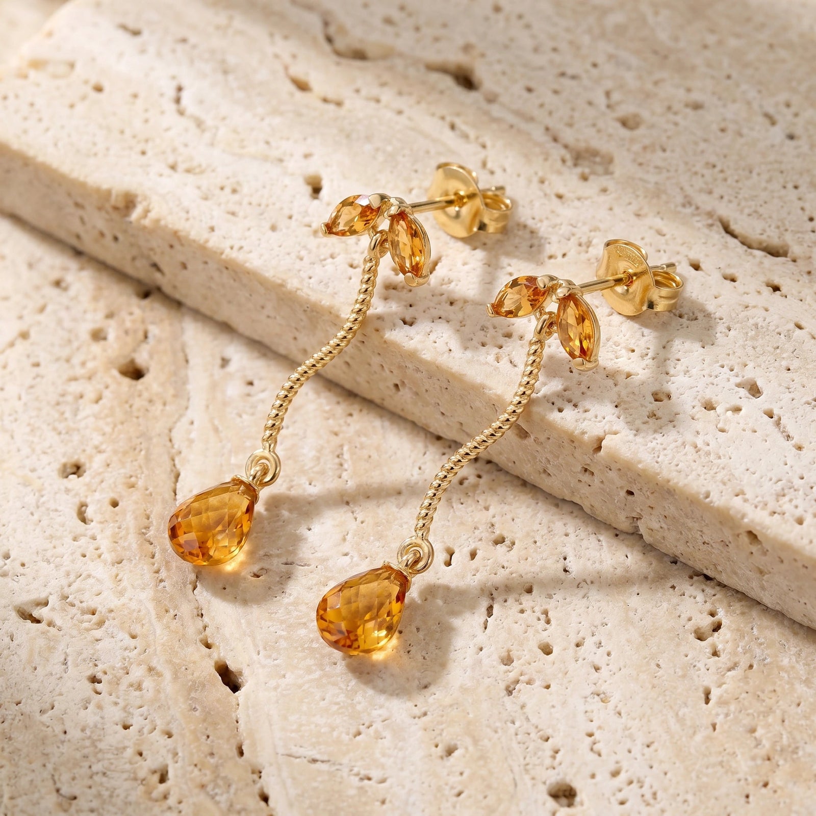 Yellow Gold Citrine — Mariagiulietta