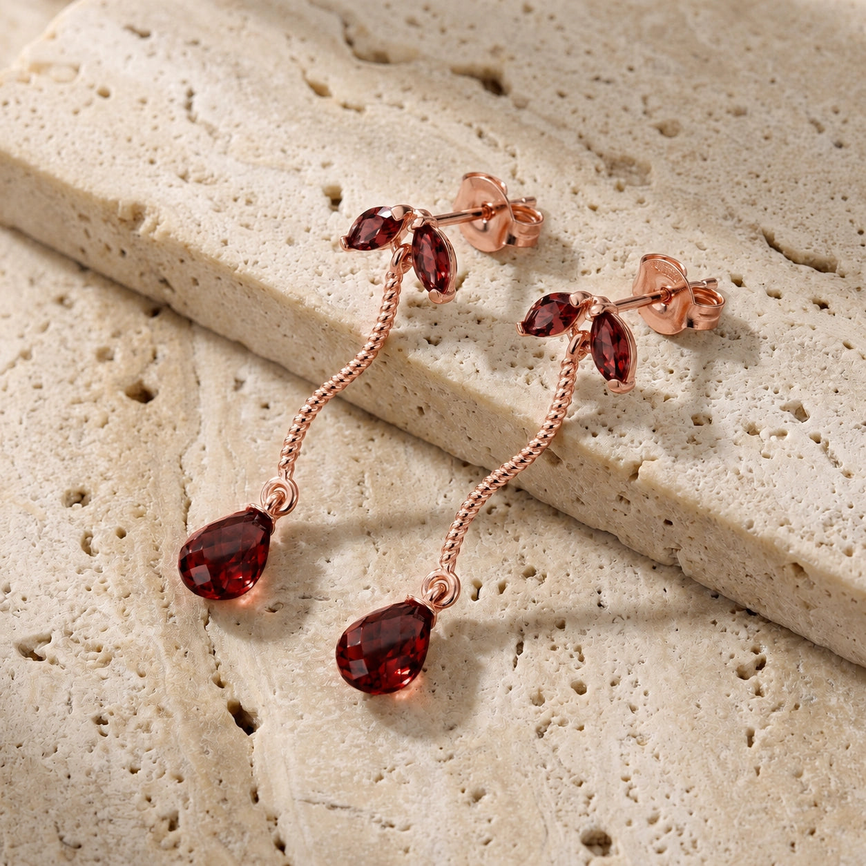 Rose Gold Garnet — Mariagiulietta