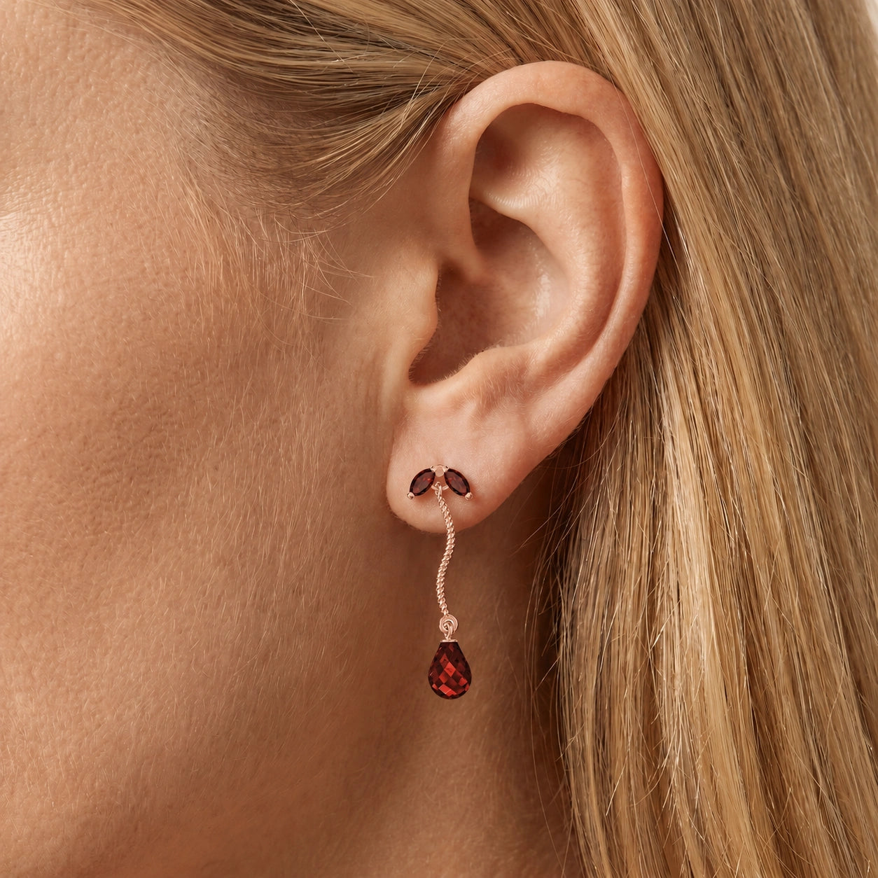 Rose Gold Garnet — Mariagiulietta