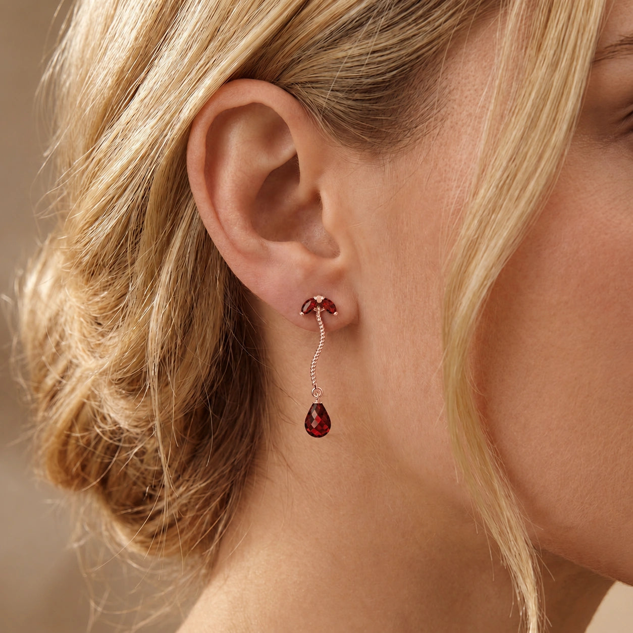 Rose Gold Garnet — Mariagiulietta