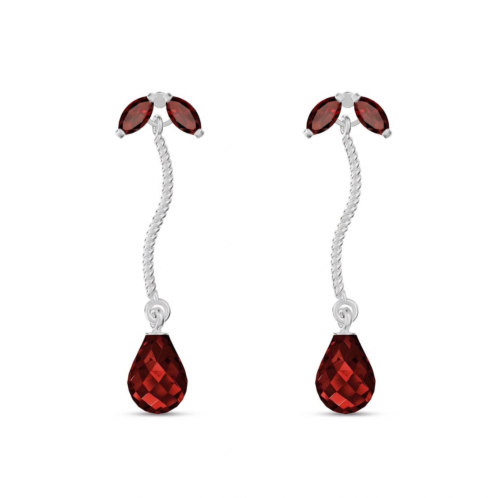 White Gold Garnet — Mariagiulietta