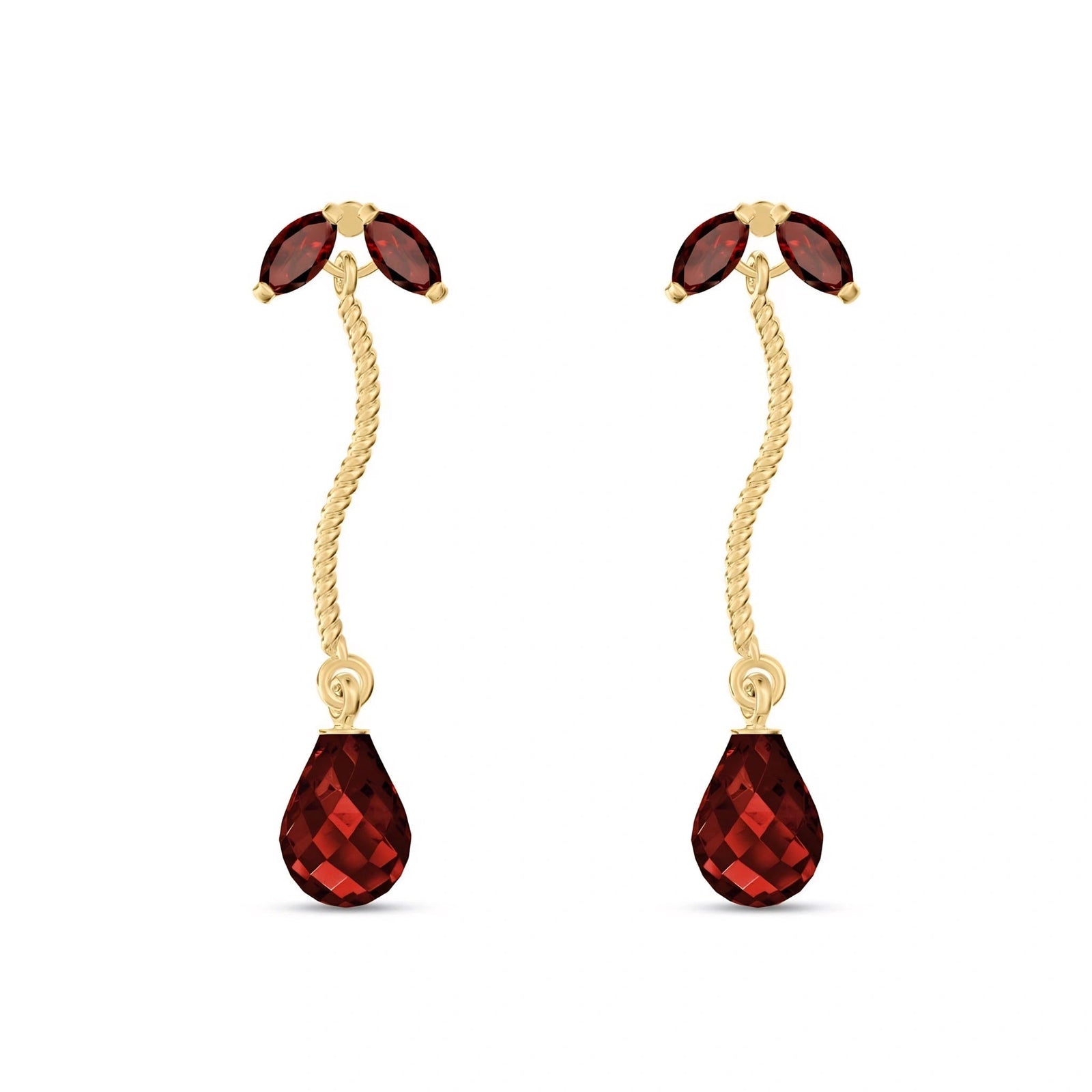 Yellow Gold Garnet — Mariagiulietta