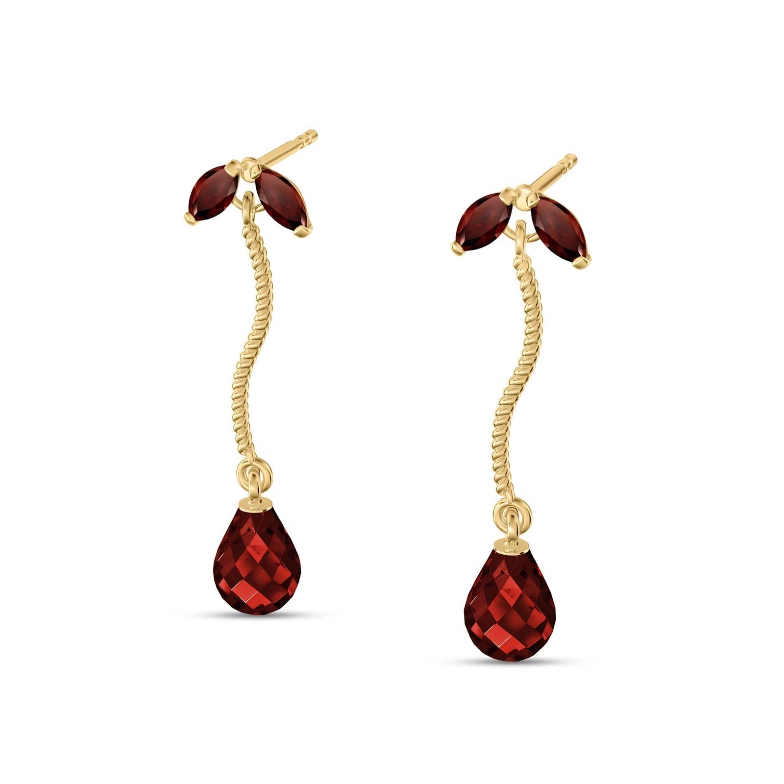 Yellow Gold Garnet — Mariagiulietta