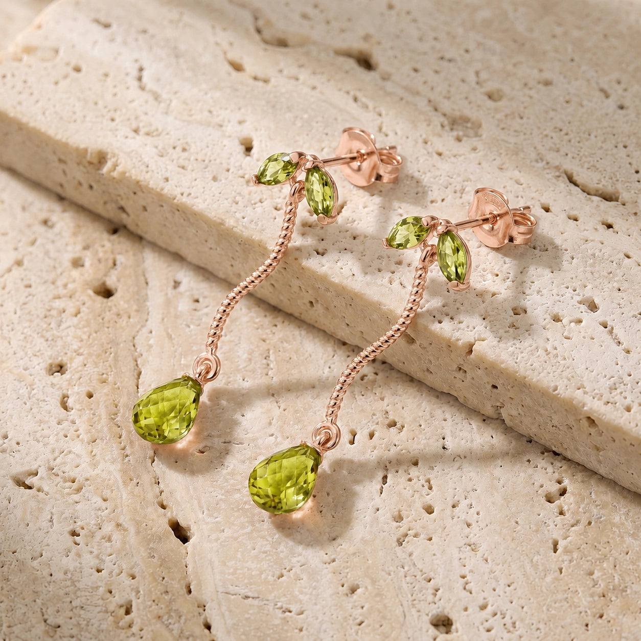 Rose Gold Peridot — Mariagiulietta