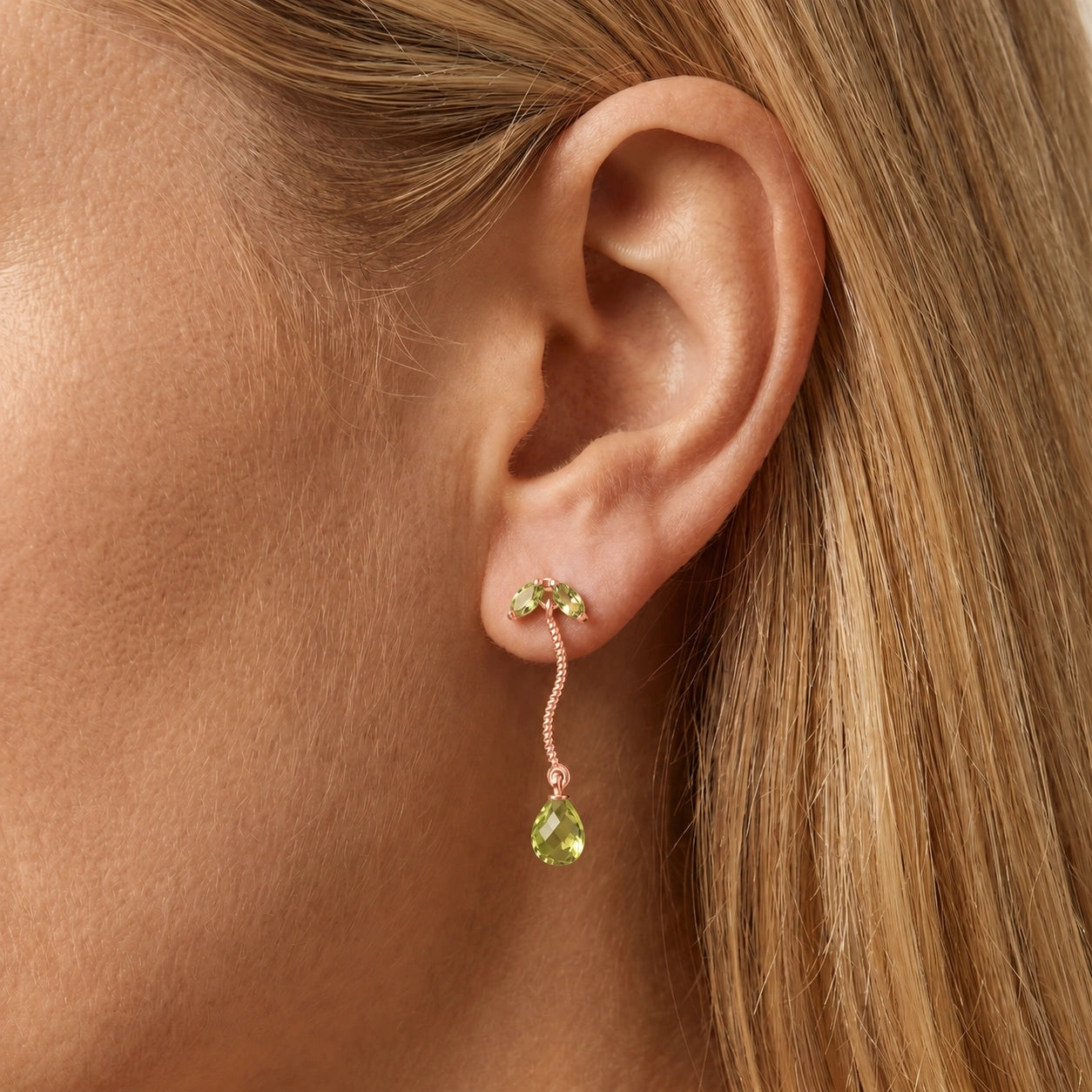 Rose Gold Peridot — Mariagiulietta