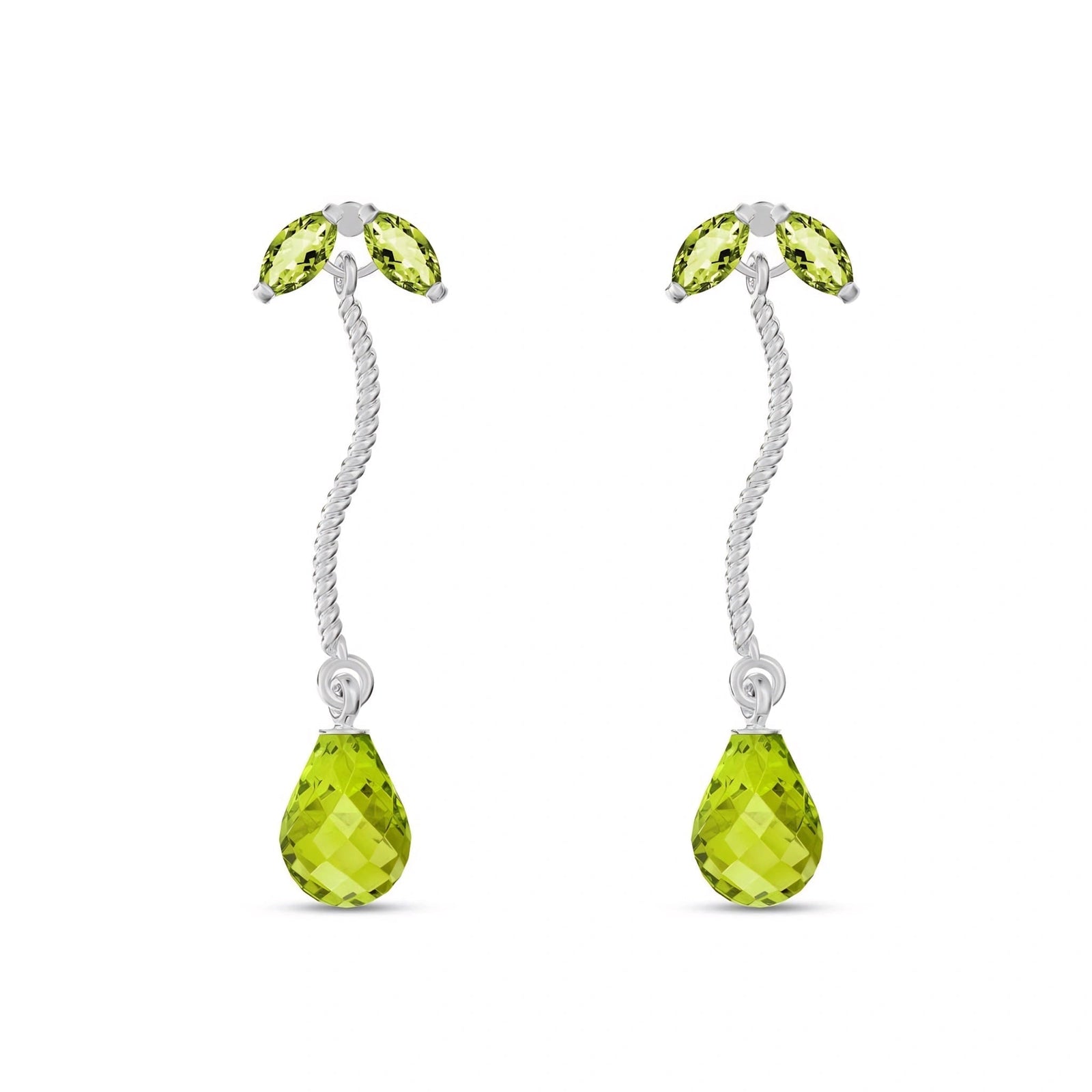 White Gold Peridot — Mariagiulietta