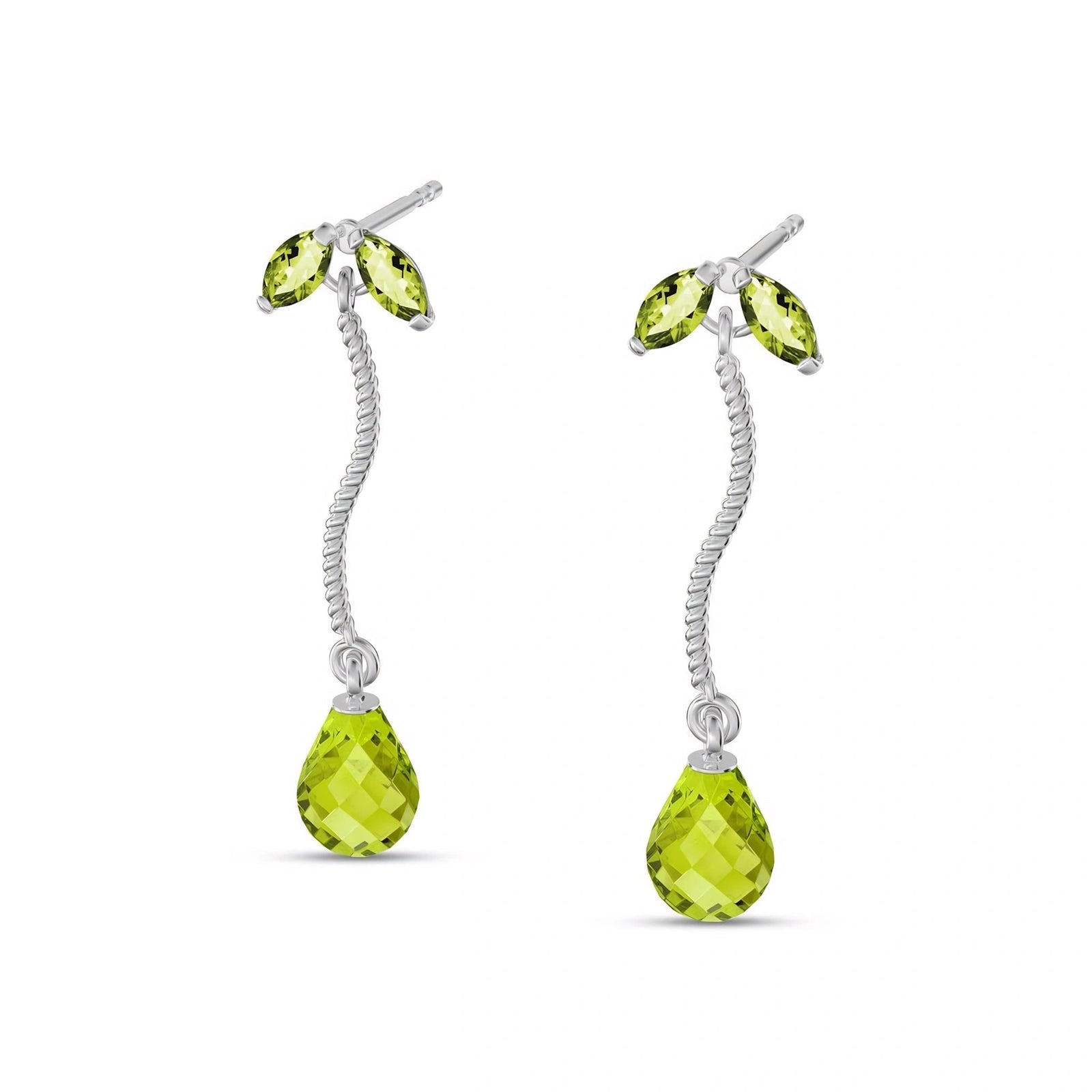 White Gold Peridot — Mariagiulietta