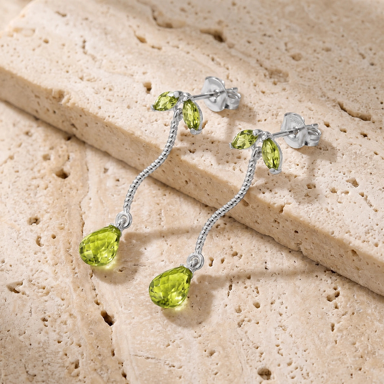 White Gold Peridot — Mariagiulietta