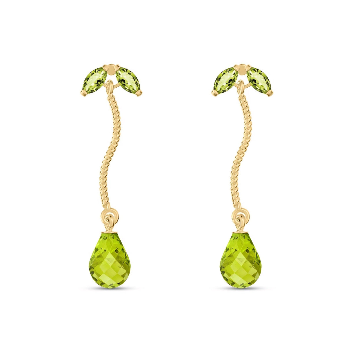 Yellow Gold Peridot — Mariagiulietta
