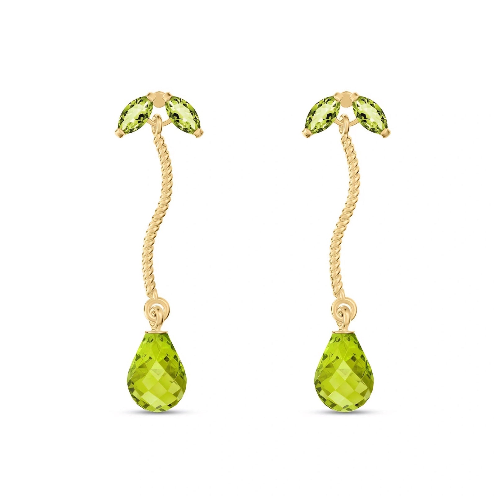 Yellow Gold Peridot — Mariagiulietta