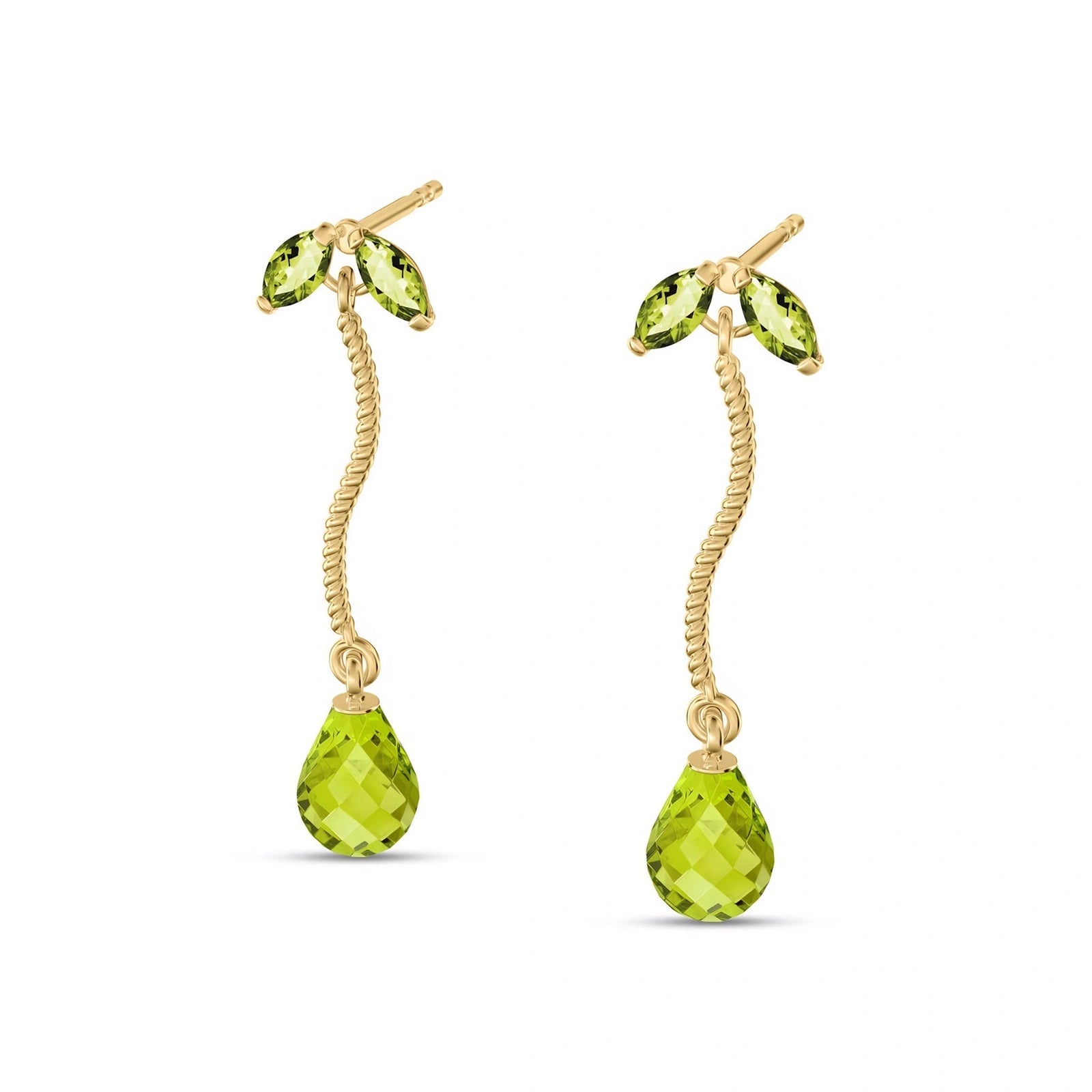 Yellow Gold Peridot — Mariagiulietta