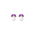 Yellow Gold Earrings Pearl 10K — Lidia