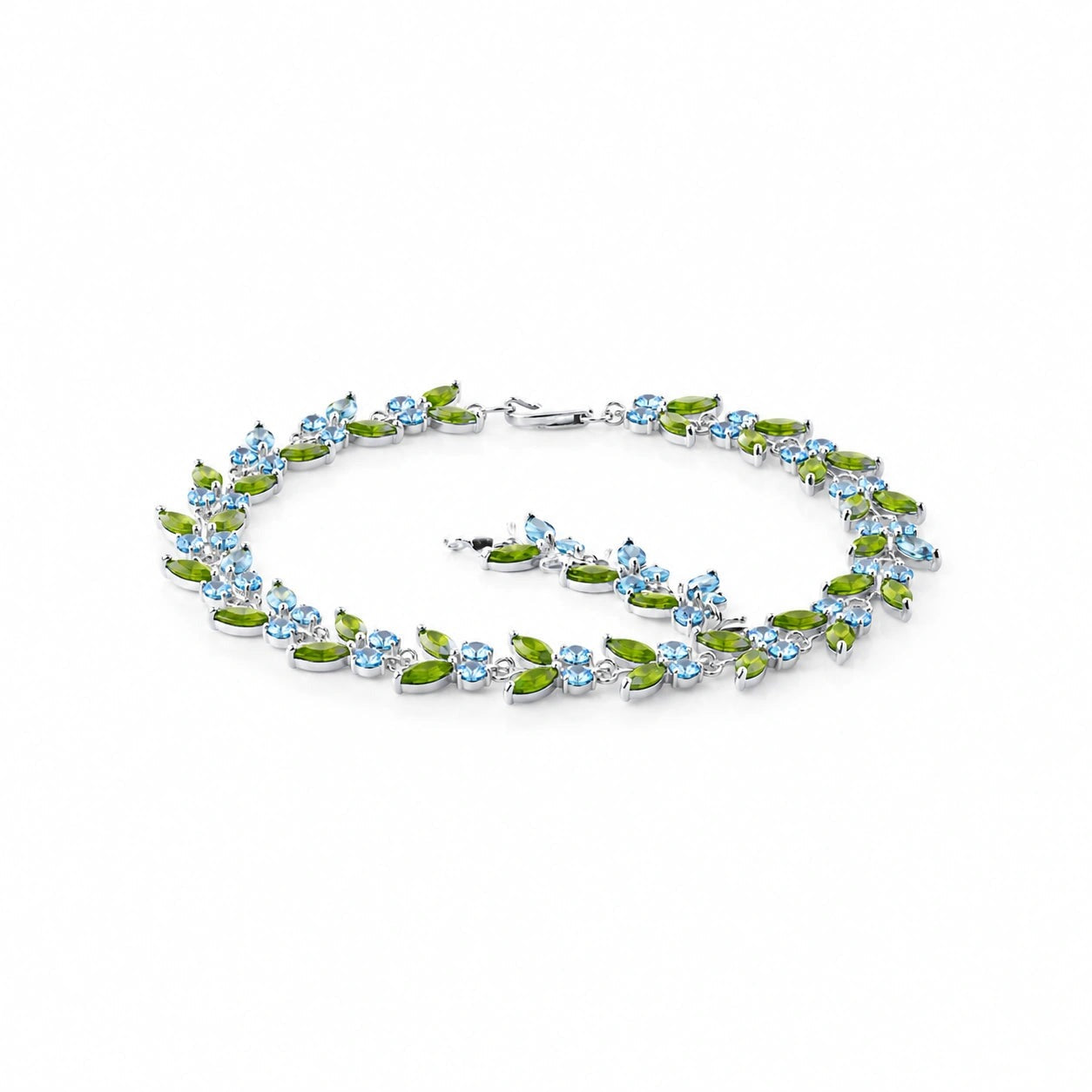 White Gold Celeste Bracelet Amethyst 10K — Elide