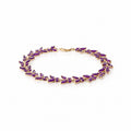 Yellow Gold Celeste Bracelet Amethyst 10K — Elide