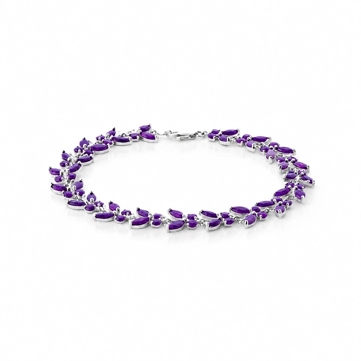 White Gold Celeste Bracelet Blue Topaz 10K — Elide