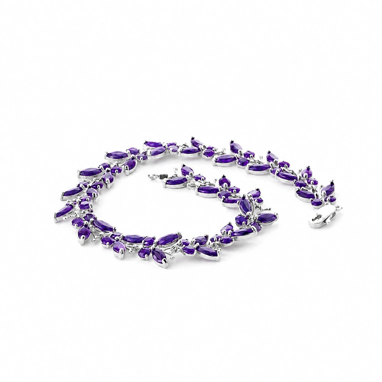 White Gold Celeste Bracelet Blue Topaz 10K — Elide
