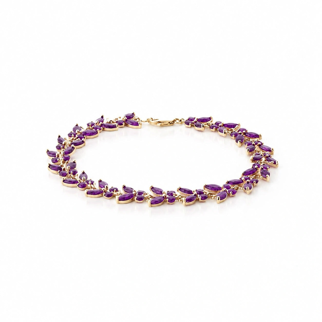 Yellow Gold Celeste Bracelet Blue Topaz 10K — Elide