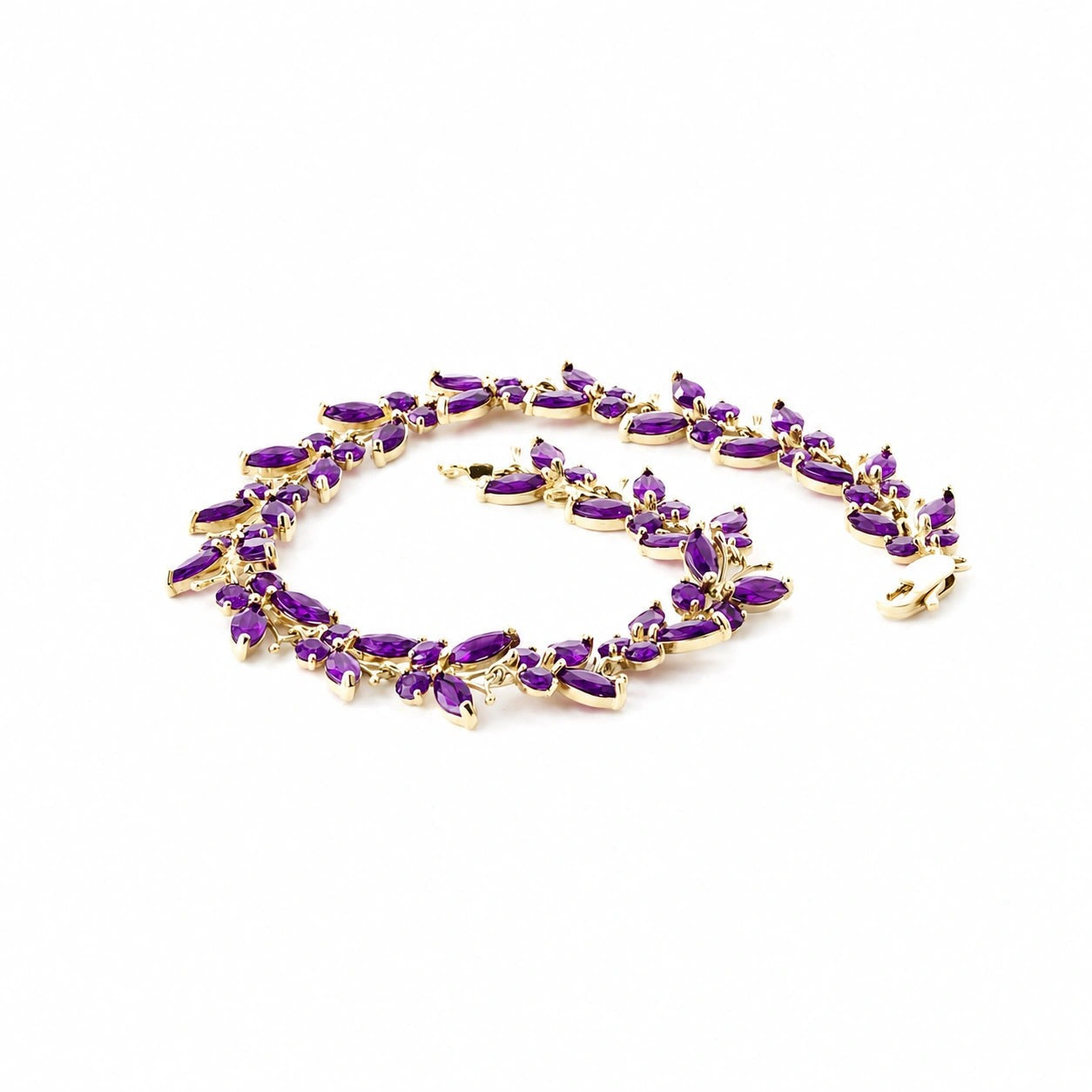 Yellow Gold Celeste Bracelet Blue Topaz 10K — Elide
