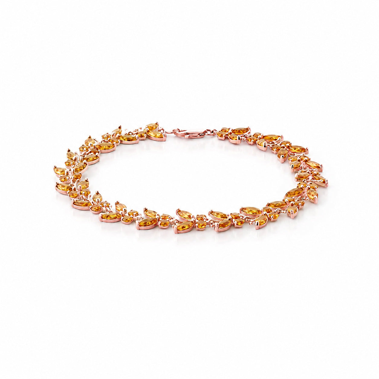 Rose Gold Celeste Bracelet Citrine 10K — Elide