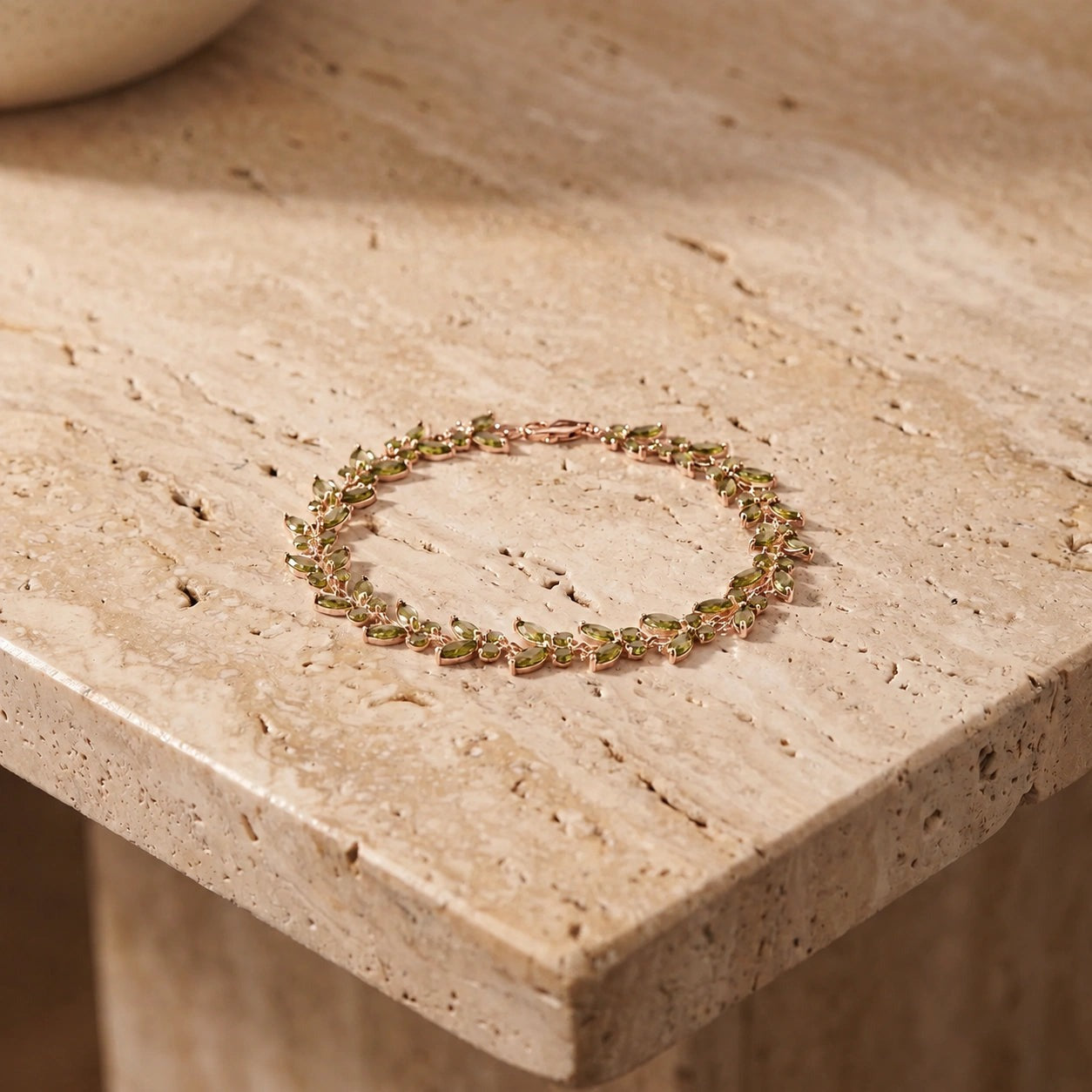 Rose Gold Celeste Bracelet Citrine 10K — Elide