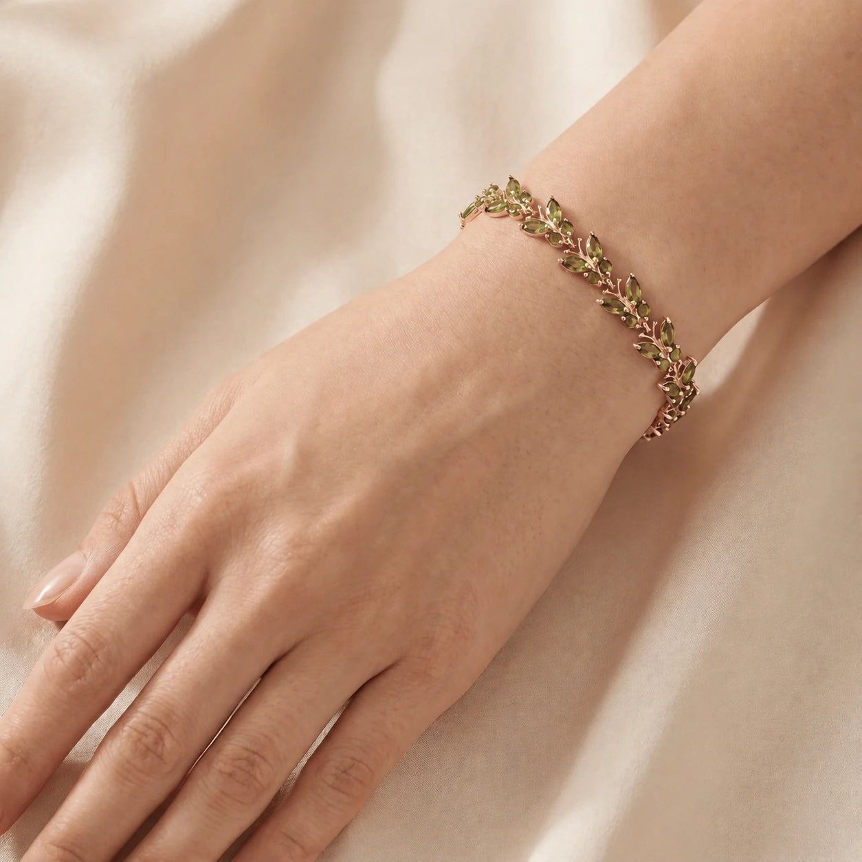 Rose Gold Celeste Bracelet Citrine 10K — Elide
