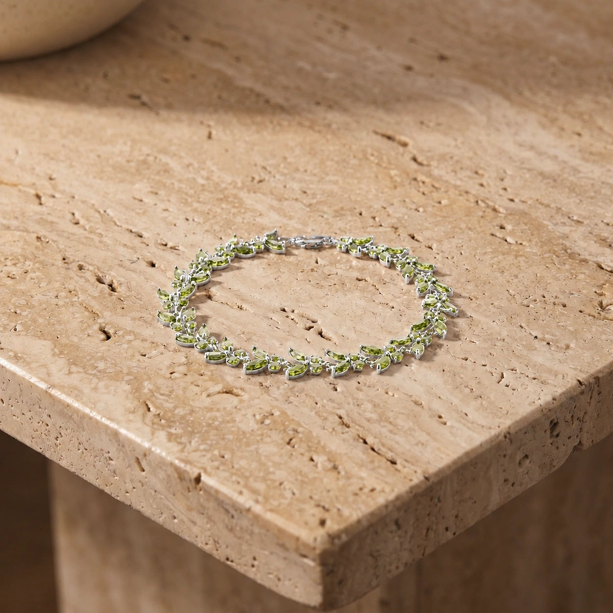 White Gold Celeste Bracelet Citrine 10K — Elide