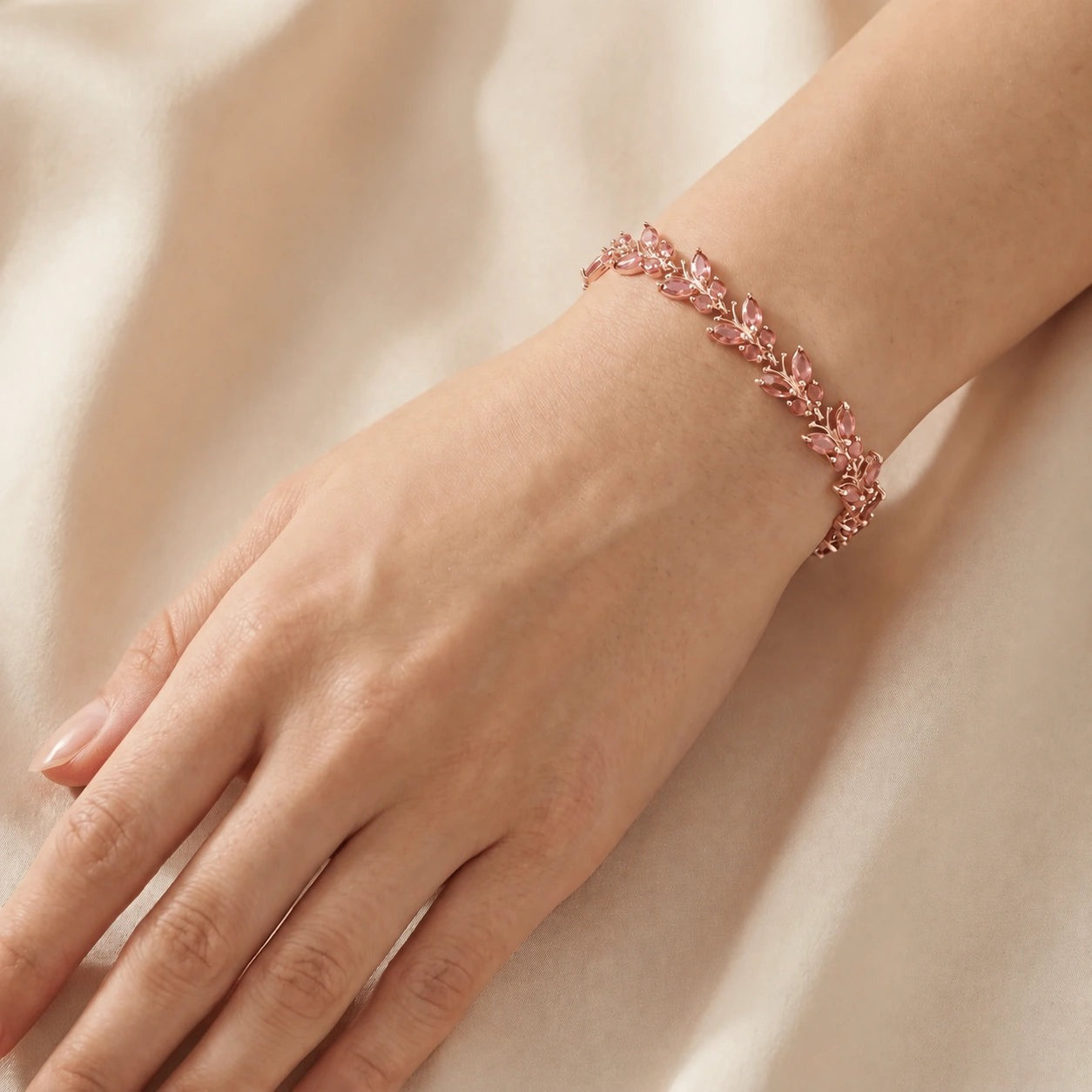 Rose Gold Celeste Bracelet Opal 10K — Elide