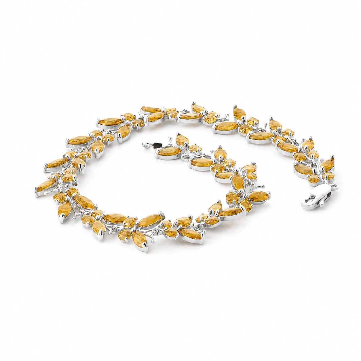 White Gold Celeste Bracelet Opal 10K — Elide