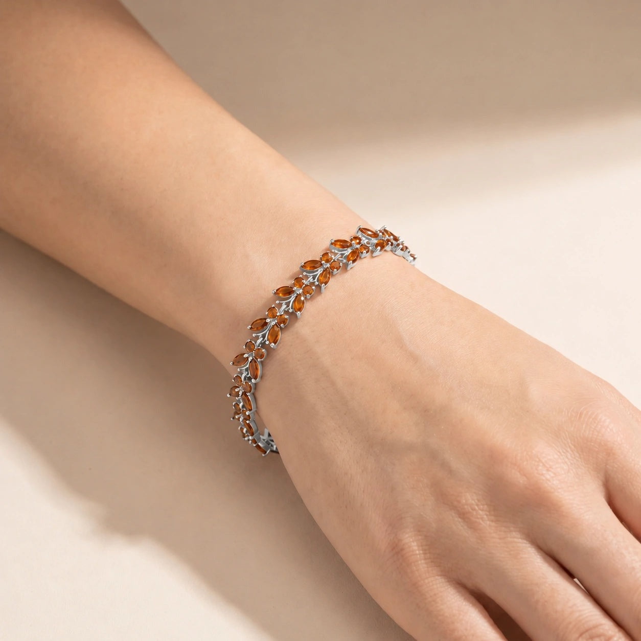 White Gold Celeste Bracelet Opal 10K — Elide