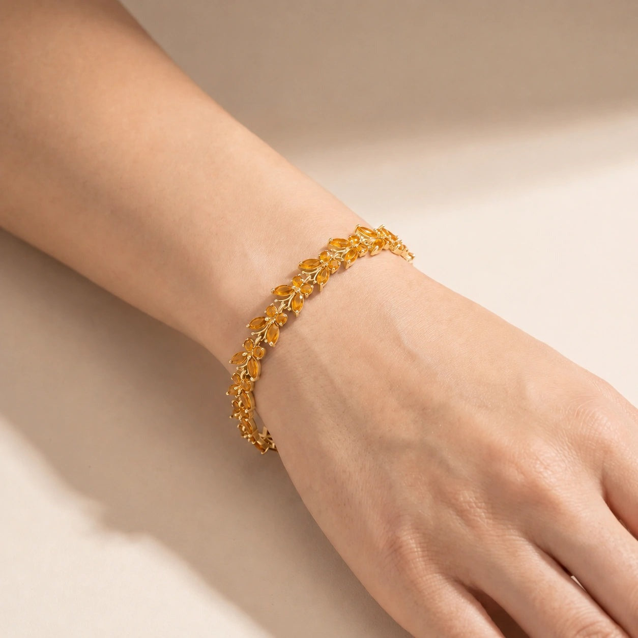 Yellow Gold Celeste Bracelet Opal 10K — Elide