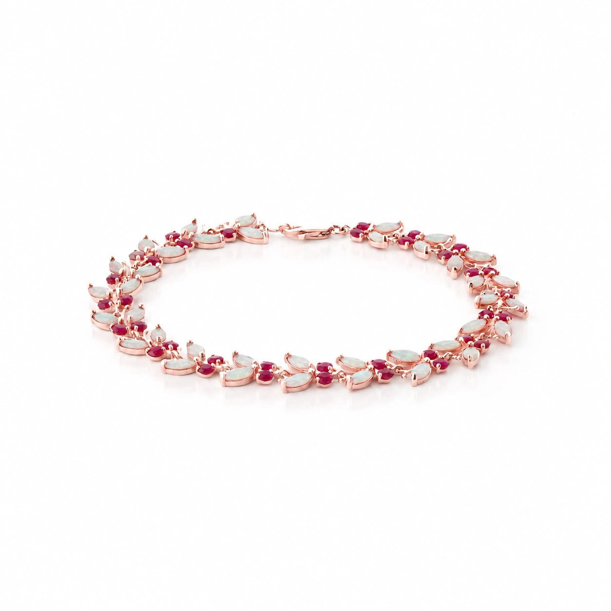 Rose Gold Celeste Bracelet Ruby 10K — Elide