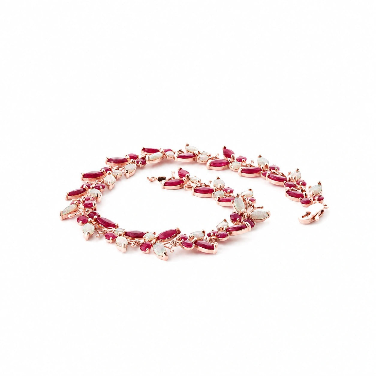 Rose Gold Celeste Bracelet Ruby 10K — Elide