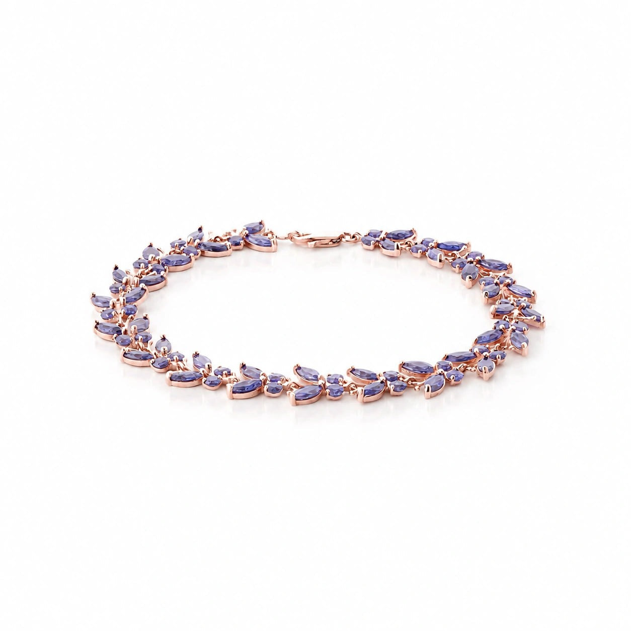 Rose Gold Celeste Bracelet Tanzanite 10K — Elide
