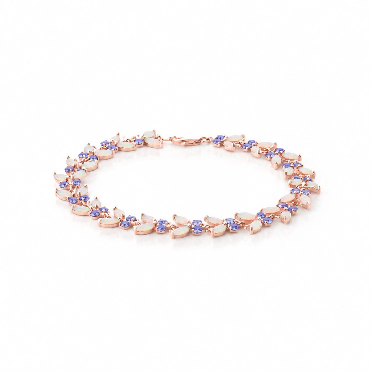 Rose Gold Celeste Bracelet Tanzanite 10K — Elide