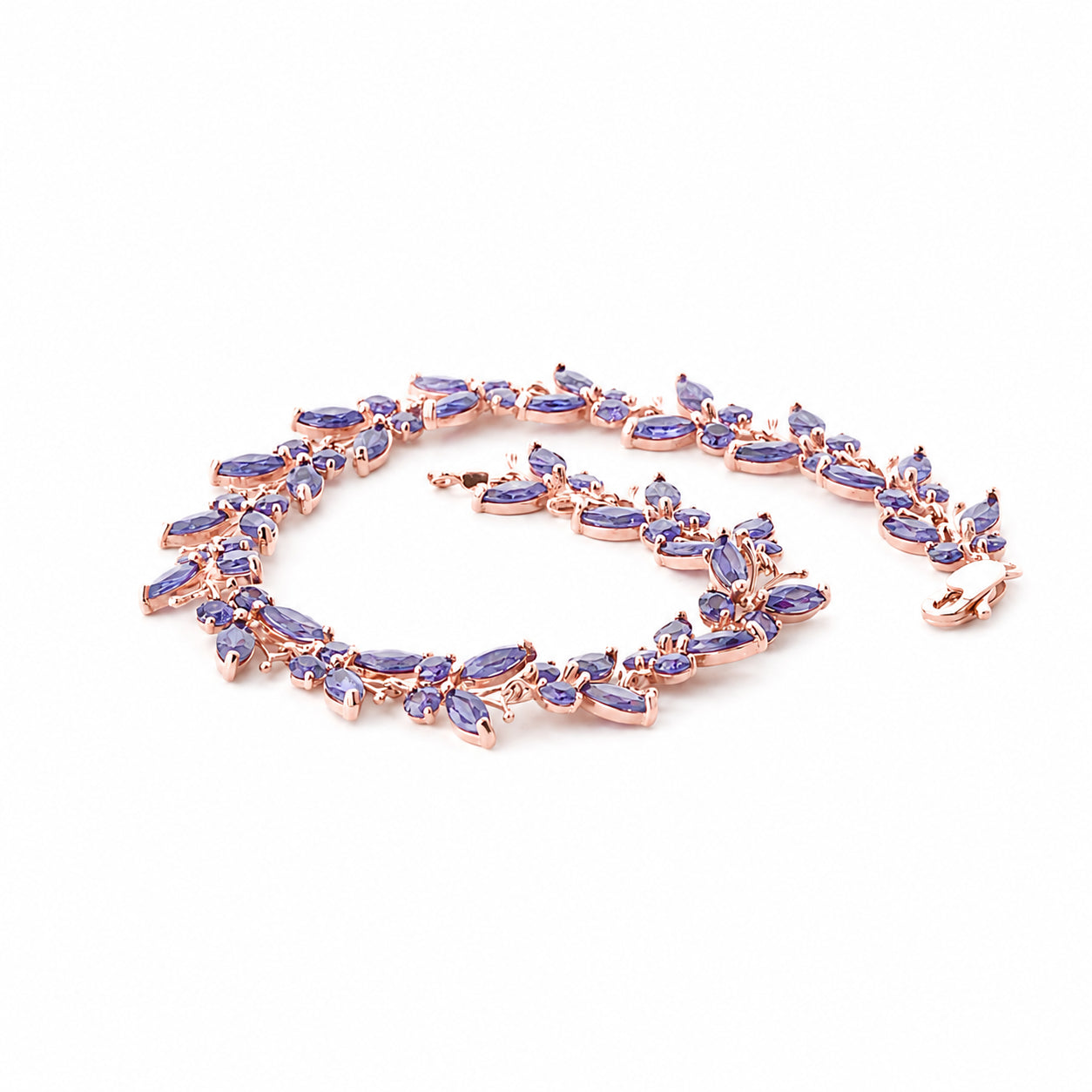 Rose Gold Celeste Bracelet Tanzanite 10K — Elide