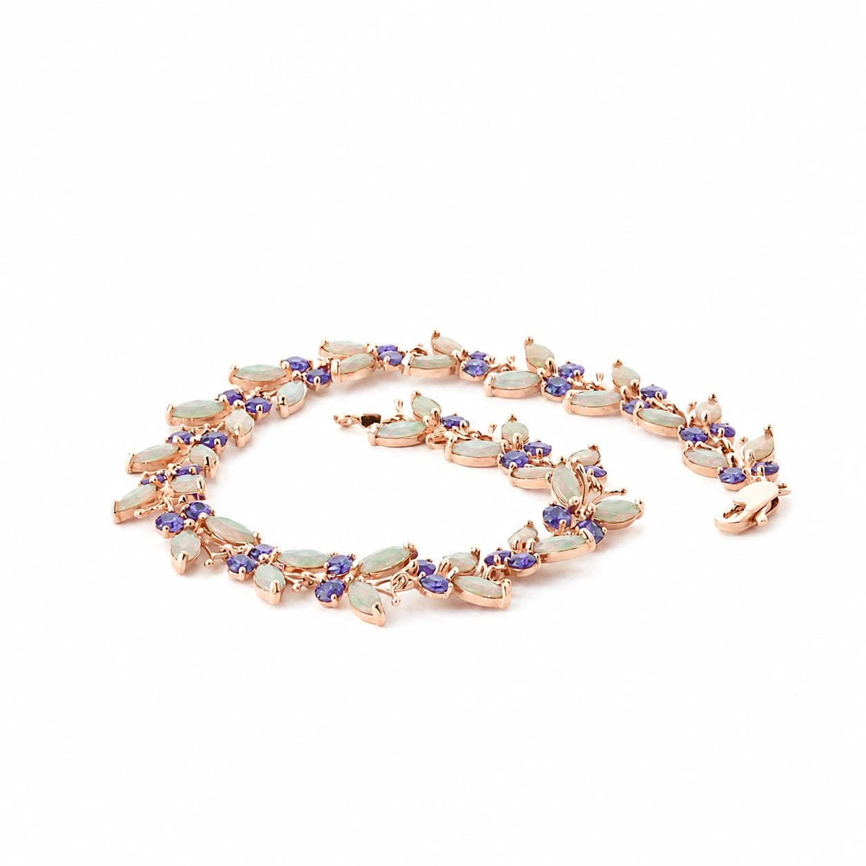 Rose Gold Celeste Bracelet Tanzanite 10K — Elide