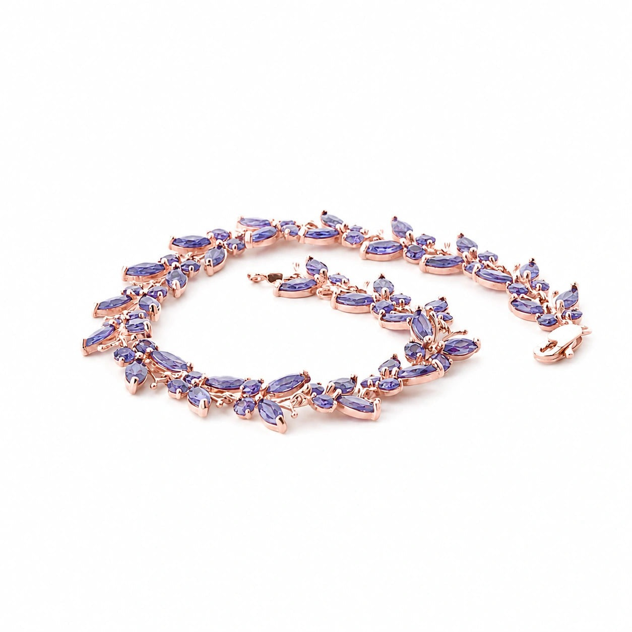 Rose Gold Celeste Bracelet Tanzanite 10K — Elide