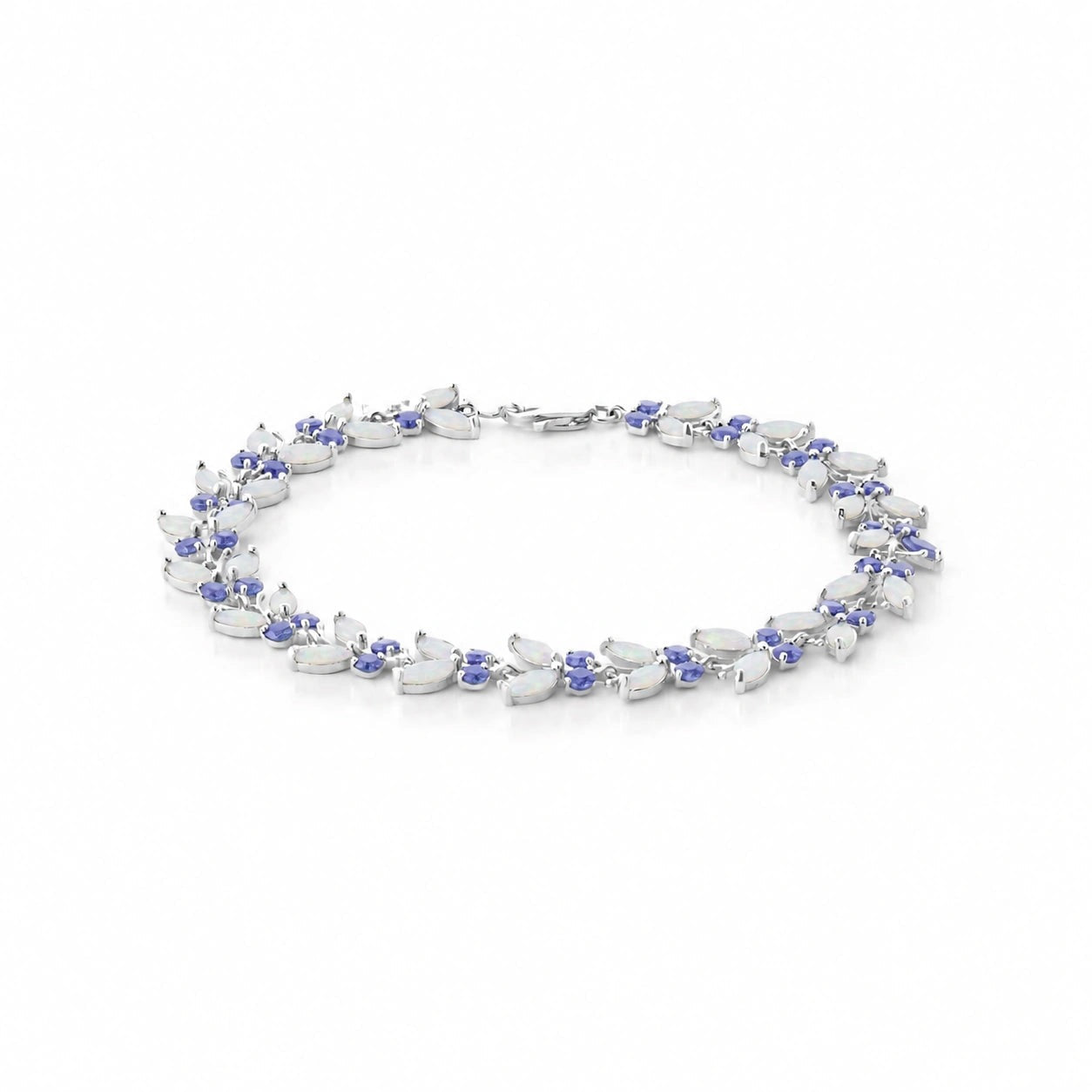 White Gold Celeste Bracelet Tanzanite 10K — Elide