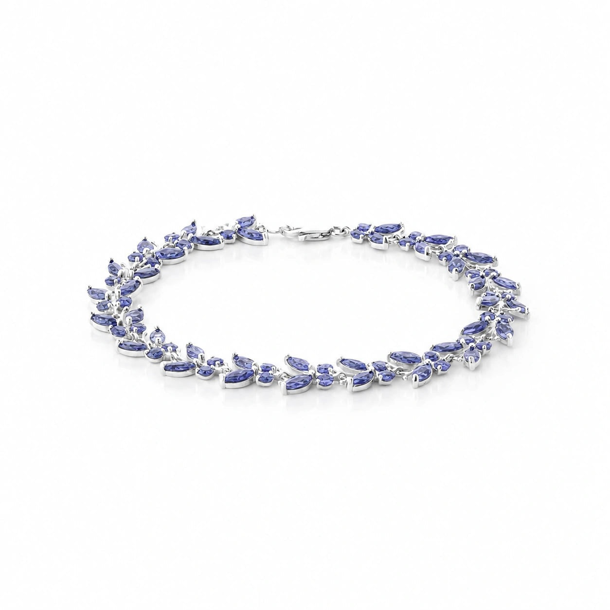 White Gold Celeste Bracelet Tanzanite 10K — Elide