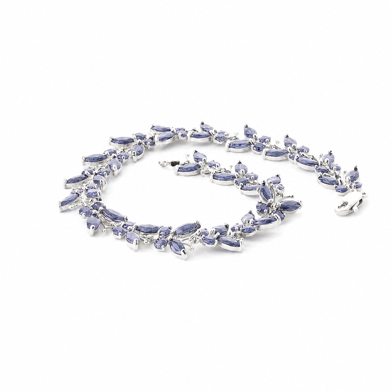 White Gold Celeste Bracelet Tanzanite 10K — Elide