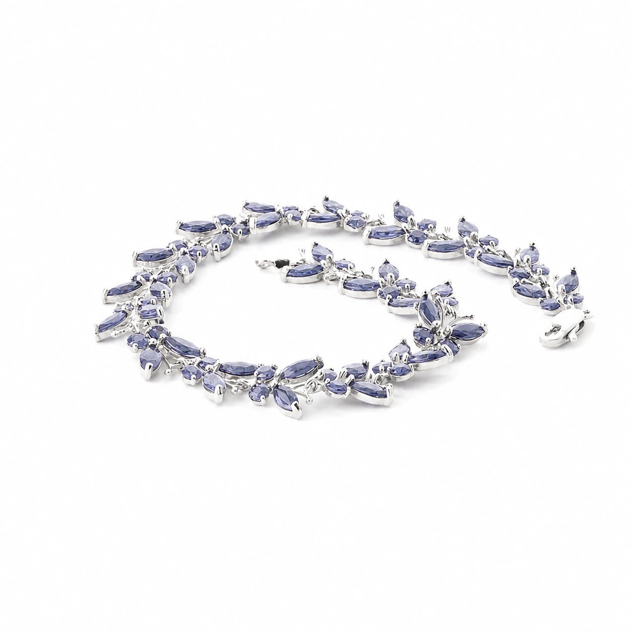 White Gold Celeste Bracelet Tanzanite 10K — Elide