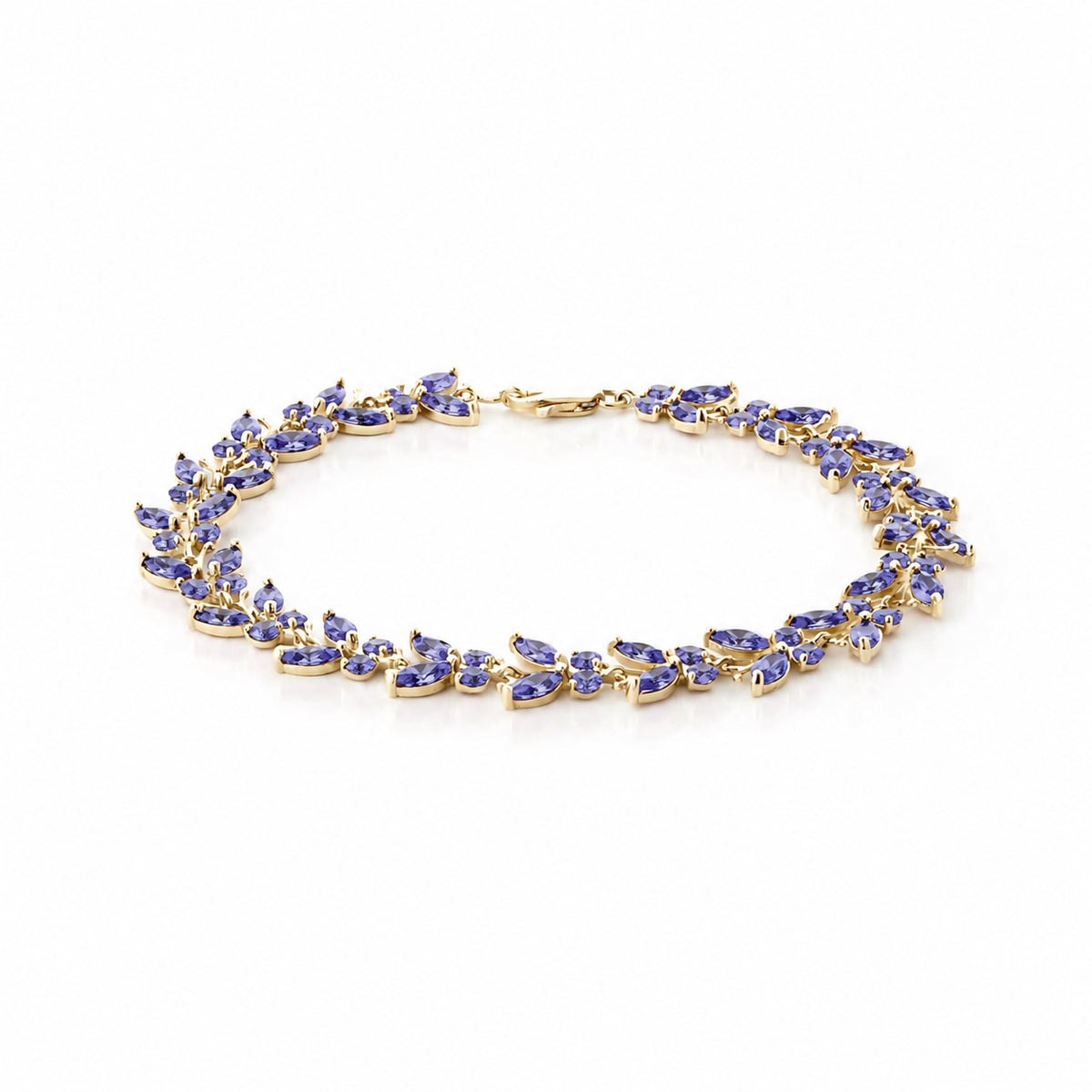 Yellow Gold Celeste Bracelet Tanzanite 10K — Elide